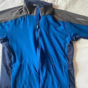 Salomon Running / Cycling Jacket - Blue - Large